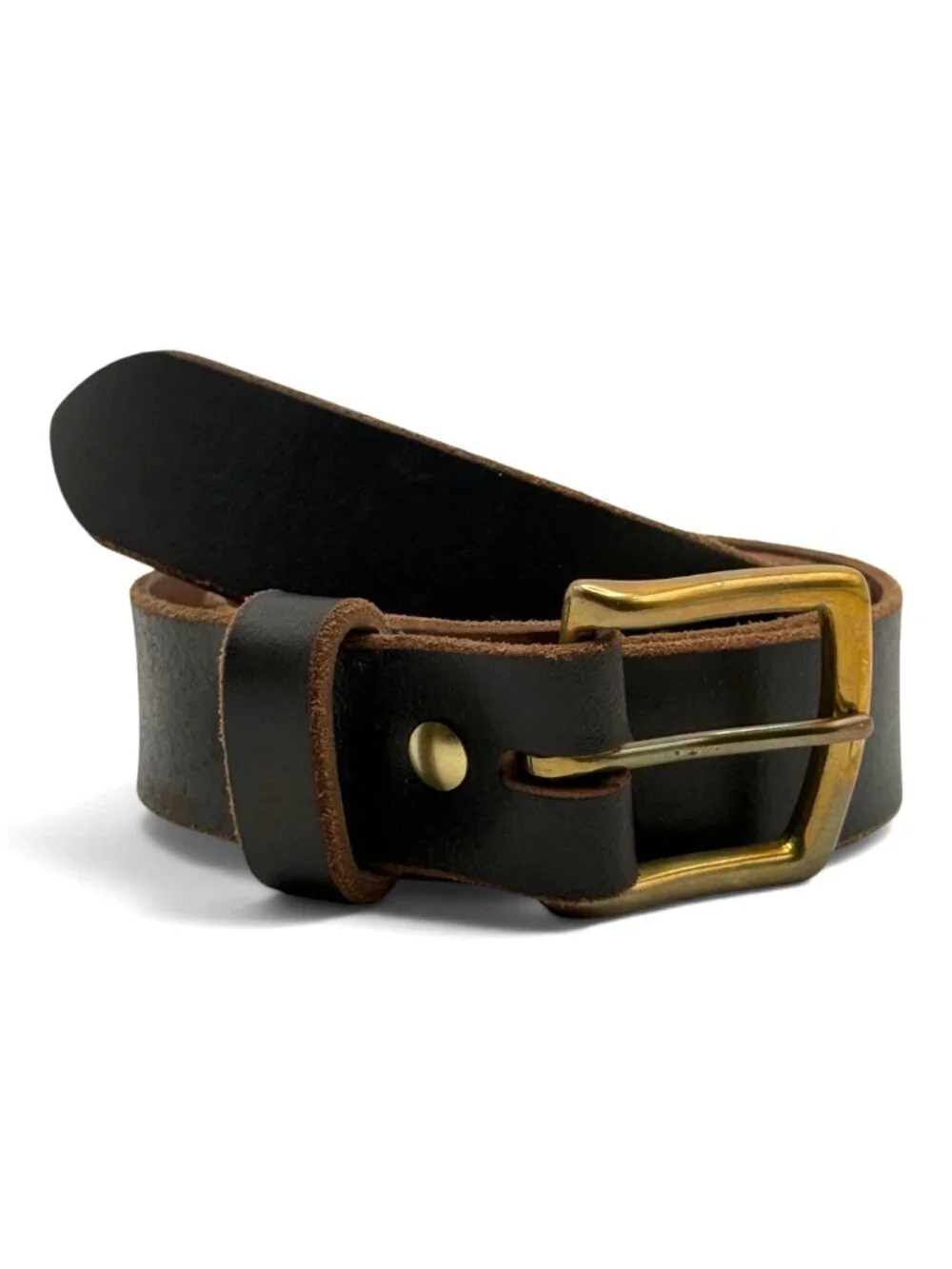 Truman Boot Co Java Waxed Flesh Belt Size 38 Horween Leather
